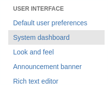 System Dashboard