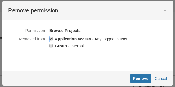 Remove Permissions